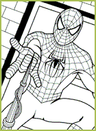 Spiderman lance sa toile