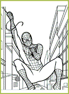 spiderman s envole entres les building