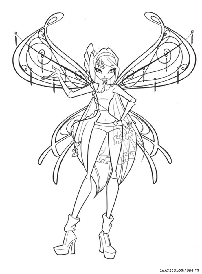 coloriage winx