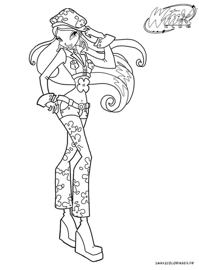 coloriage winx