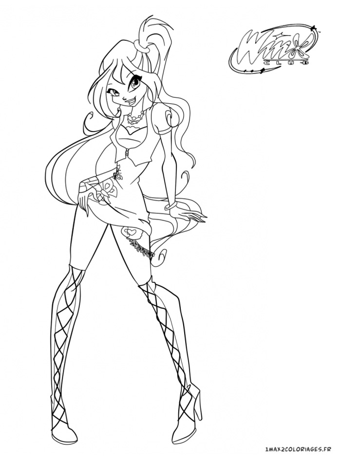 coloriage winx