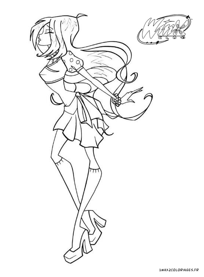 coloriage winx