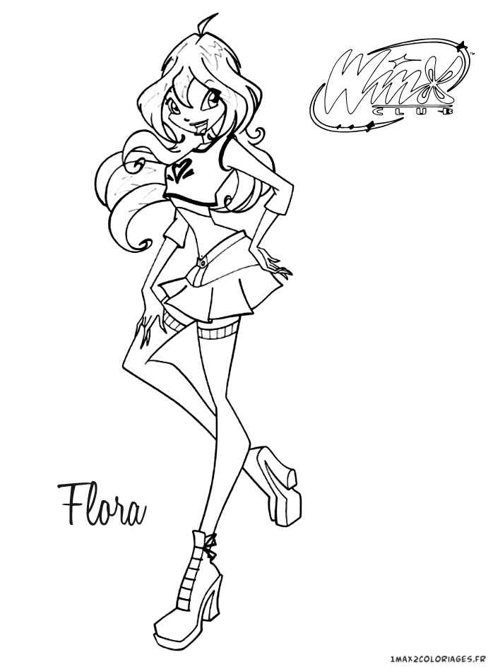 coloriage winx