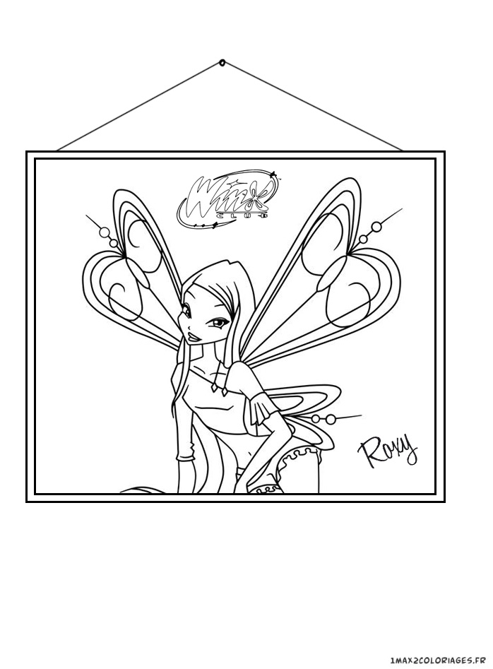 coloriage winx