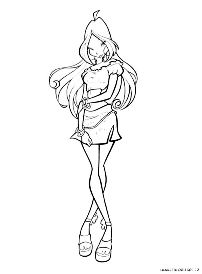 coloriage winx