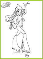 coloriages les winx stella