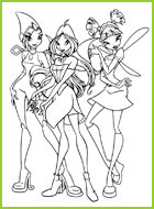 coloriages les winx 