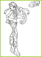 coloriages les winx enchantix