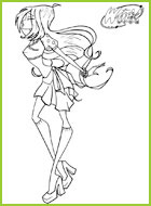 coloriages les winx stella