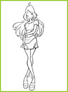 coloriages les winx stella