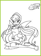 coloriages les winx stella