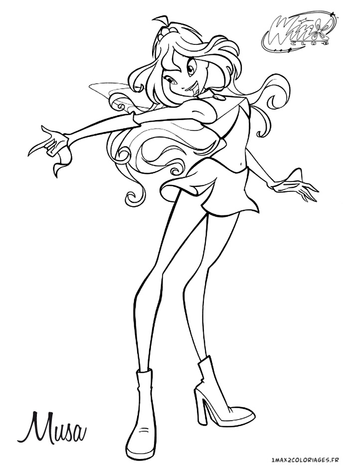 coloriage winx