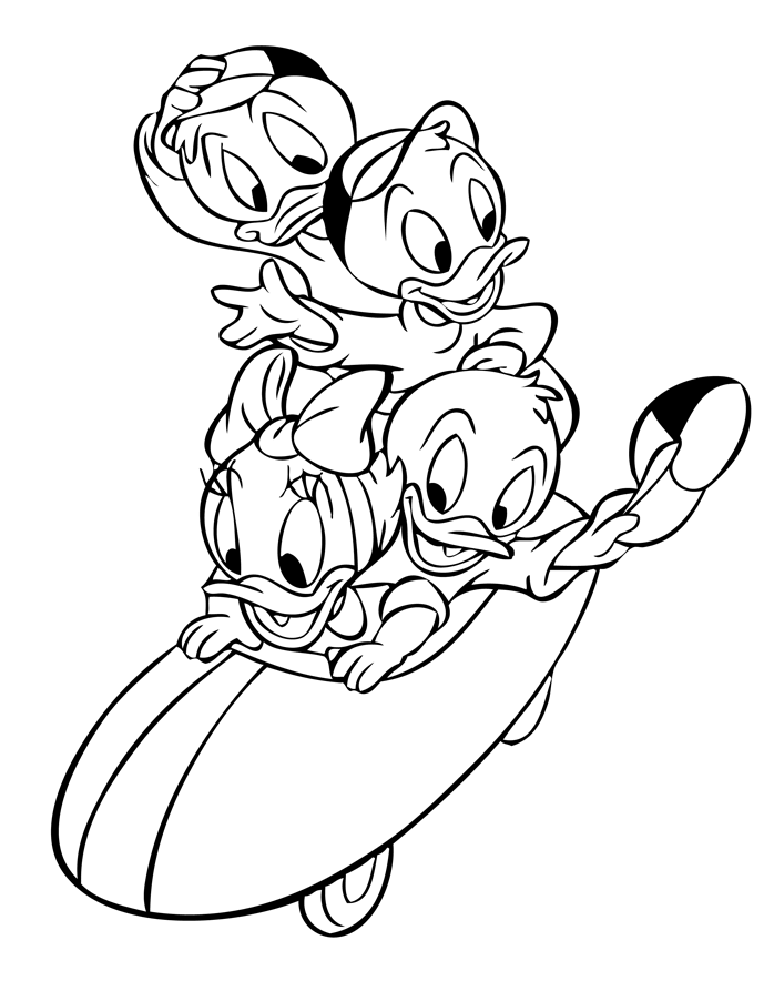 coloriage Donald