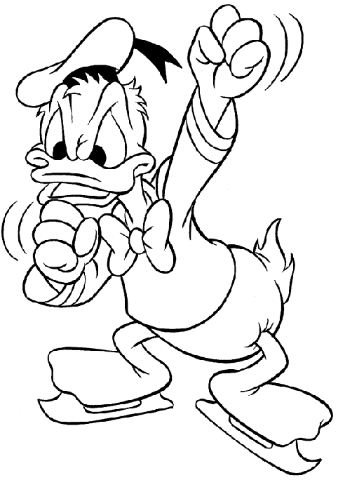 coloriage Donald