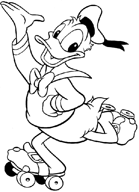 coloriage Donald