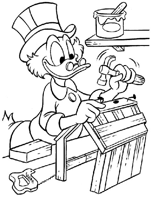 coloriage Donald