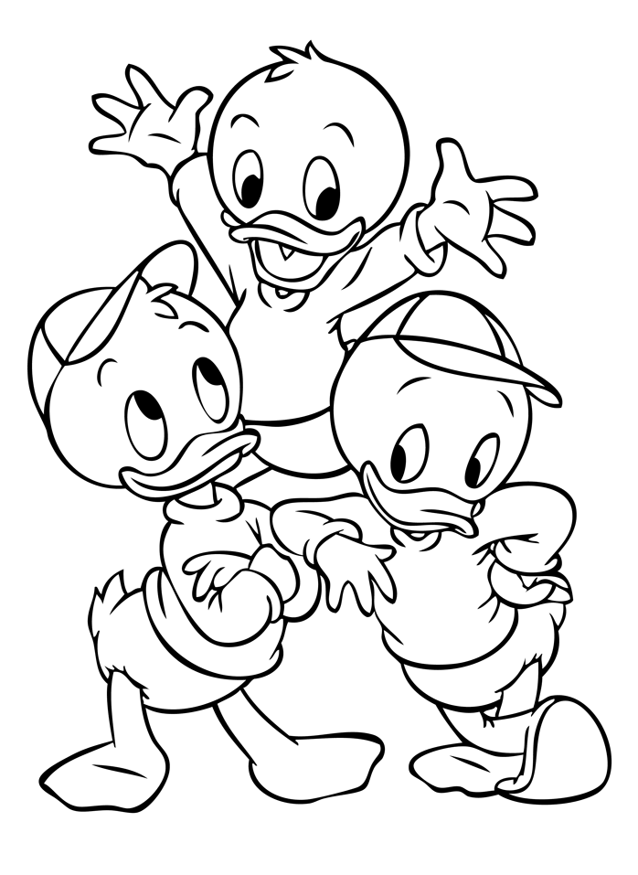 Coloriage A Imprimer Donald