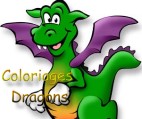 coloriages de dragons rigolos