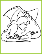 dragon dort paisiblement