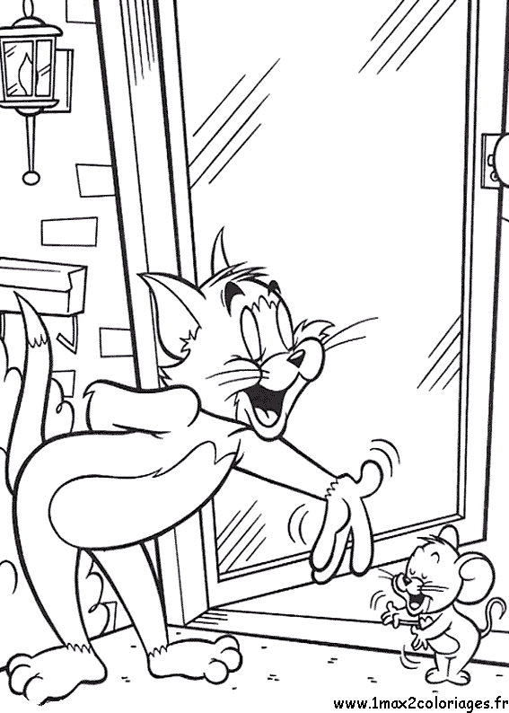 Tom et Jerry se font des politesses