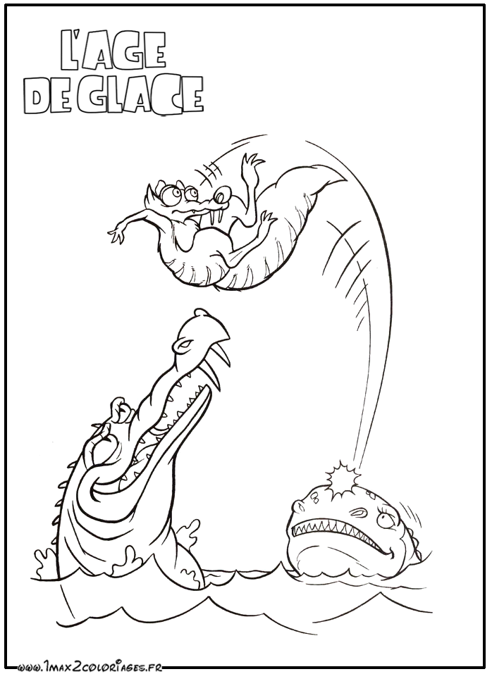 L Age De Glace Coloriage