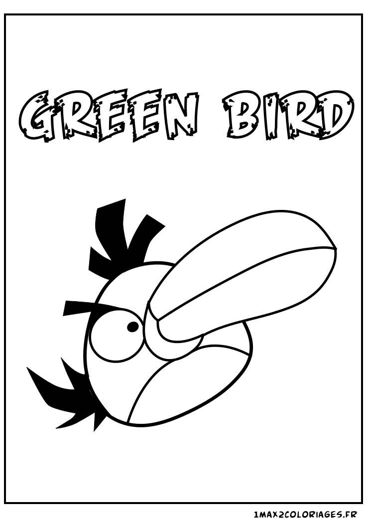 Coloriage Angry Birds Go