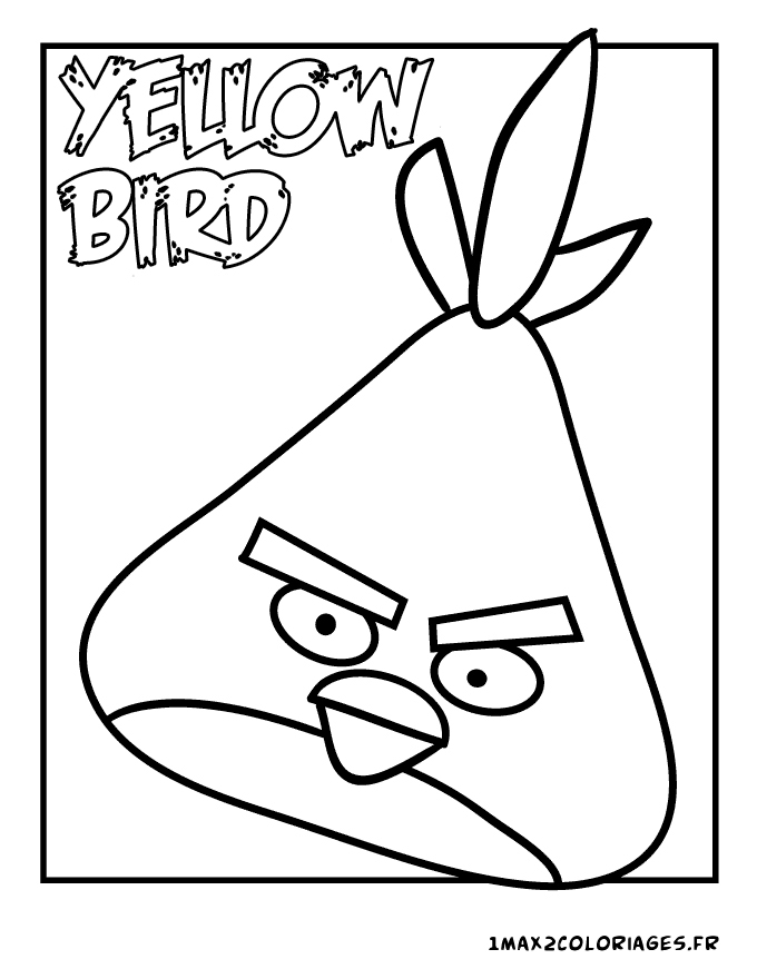 coloriage angry birds