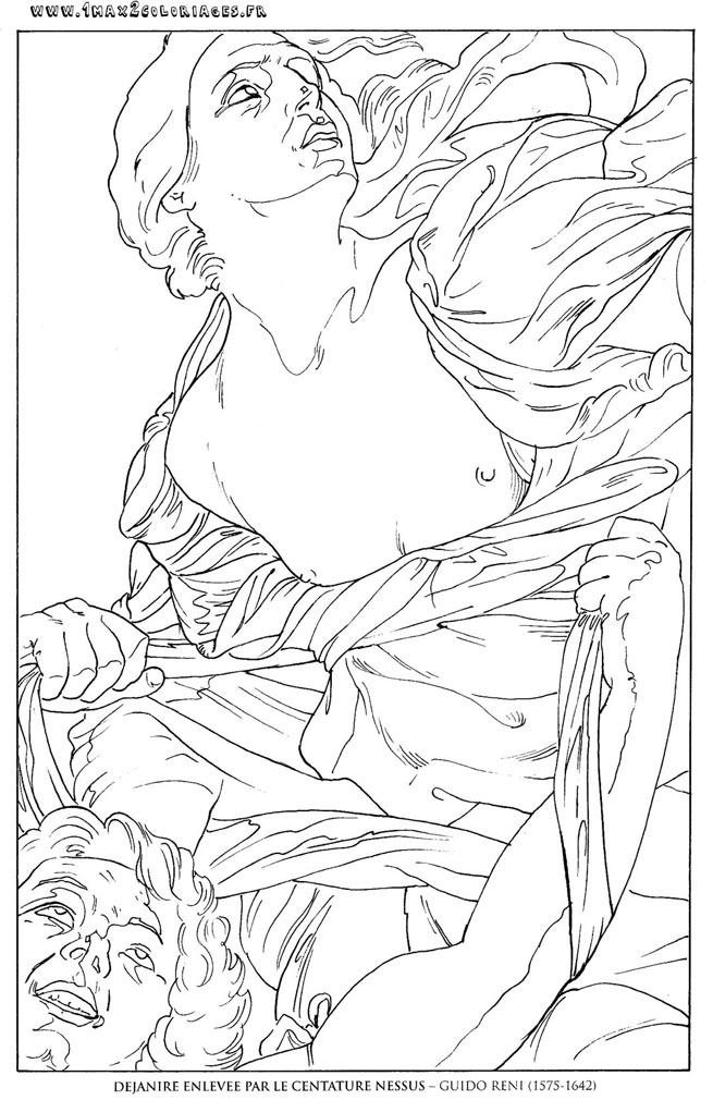  Guido Reni - Dejanire enlevée par Centaure Nessus