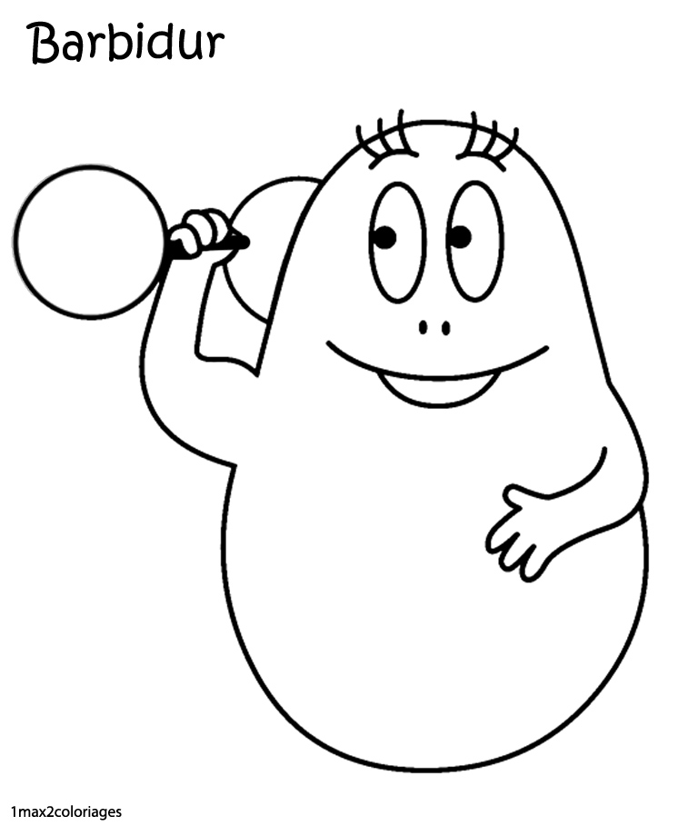 coloriages Barbapapa