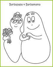 coloriages barbapapa