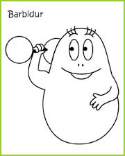 coloriages barbapapa