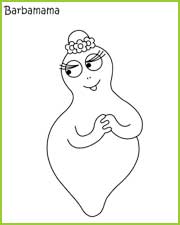 coloriages barbapapa