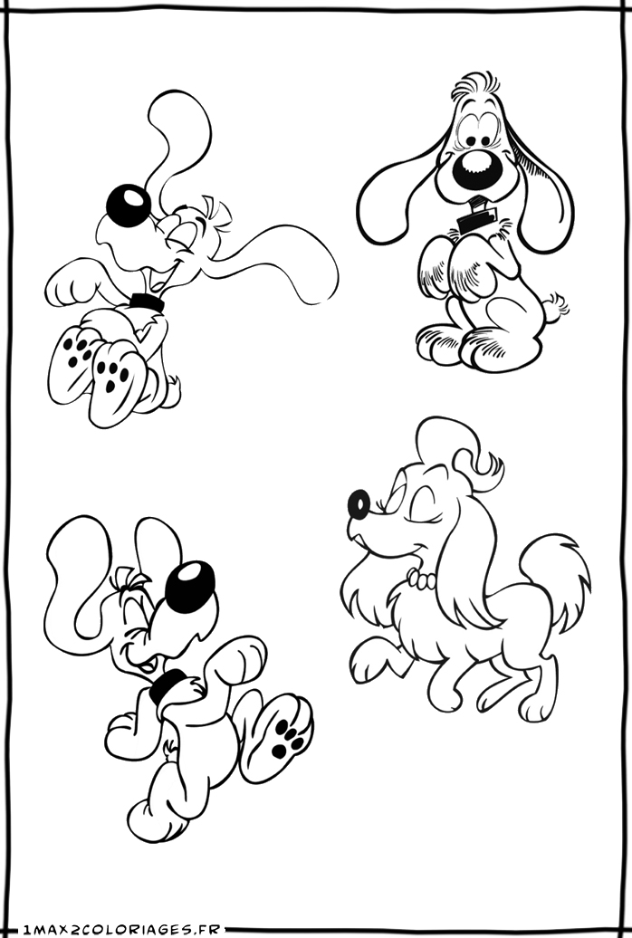 Coloriage Boule Et Bill A Imprimer