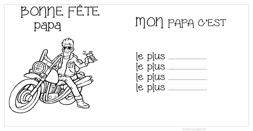 carte fete des peres