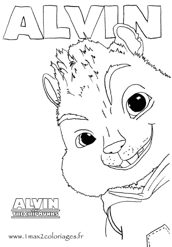 Alvin Et Les Chipmunks 3 Coloriage