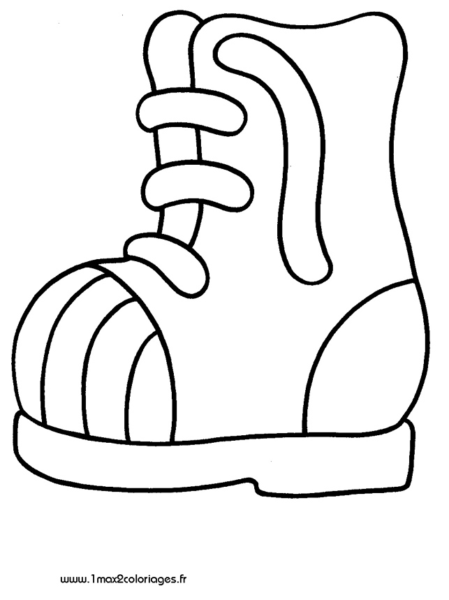 mes premiers coloriage chaussure