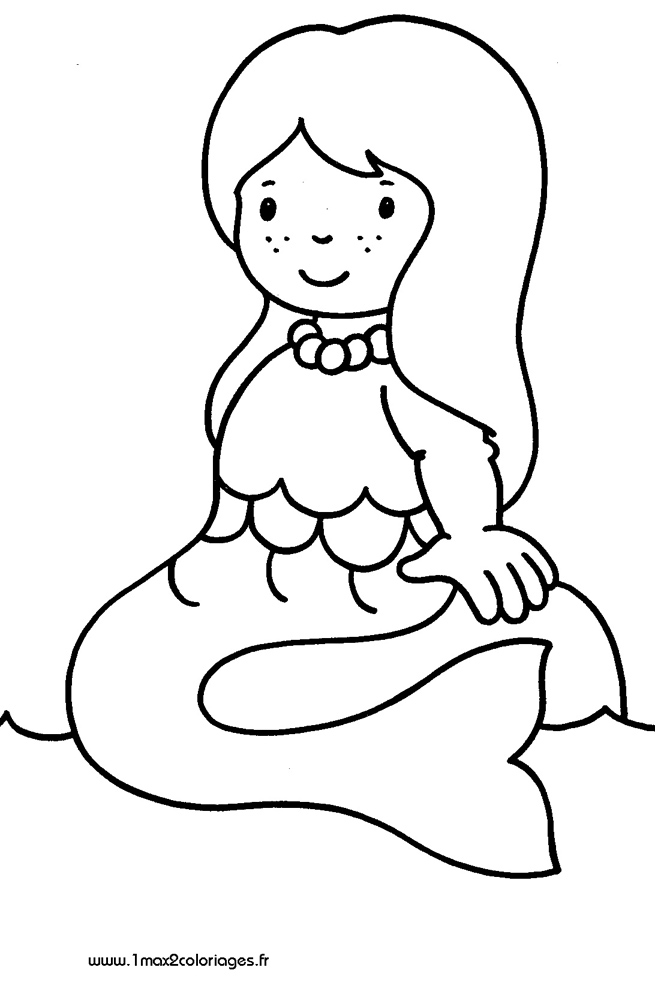 mes premiers coloriage sirène