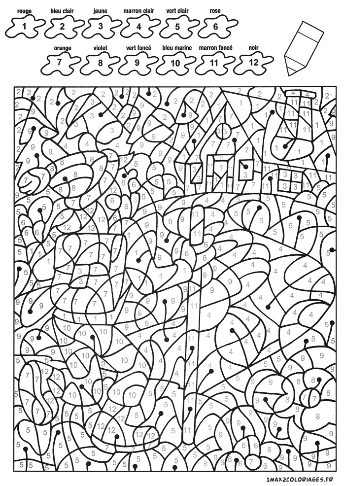 Coloriage Avec Des Chiffres A Imprimer