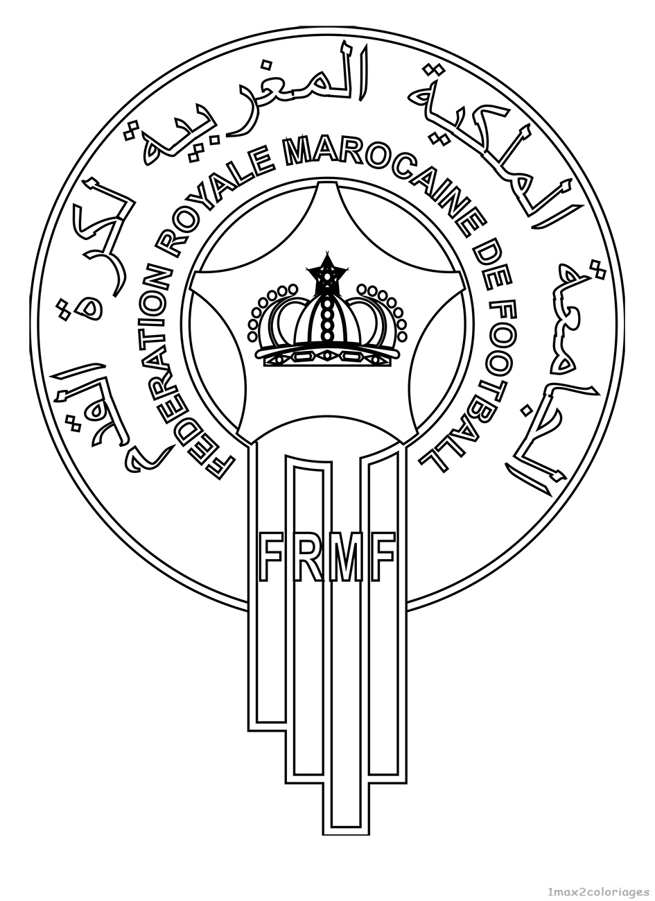 logo coupe du monde qatar 2022 équipe de football de maroc