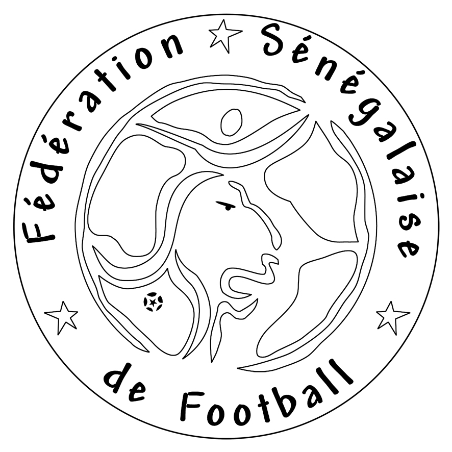 logo coupe du monde 2022 qatar équipe de football de Sénégal