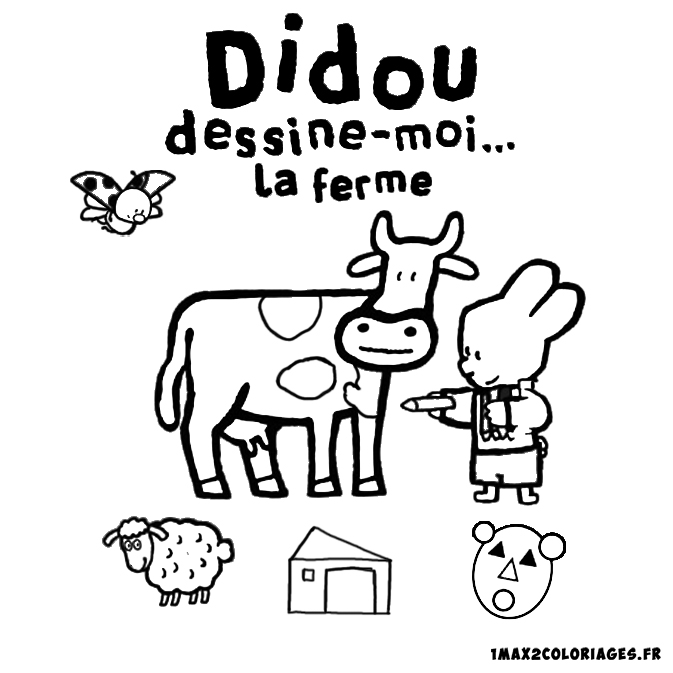 coloriage Didou dessine-moi la ferme