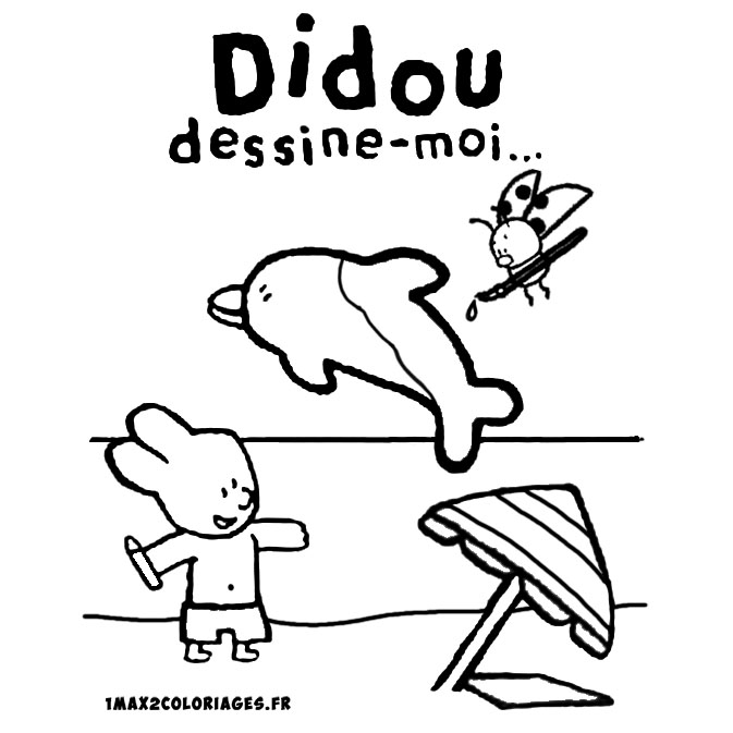 coloriage Didou dessine-moi la mer