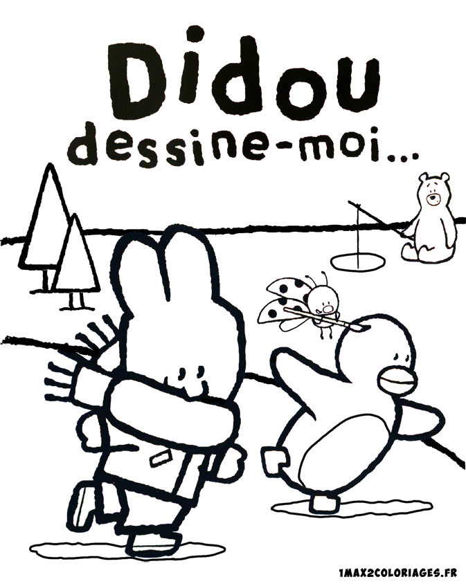 coloriage Didou dessine-moi un pingouin