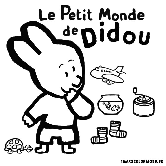 coloriage Le petit monde de Didou  