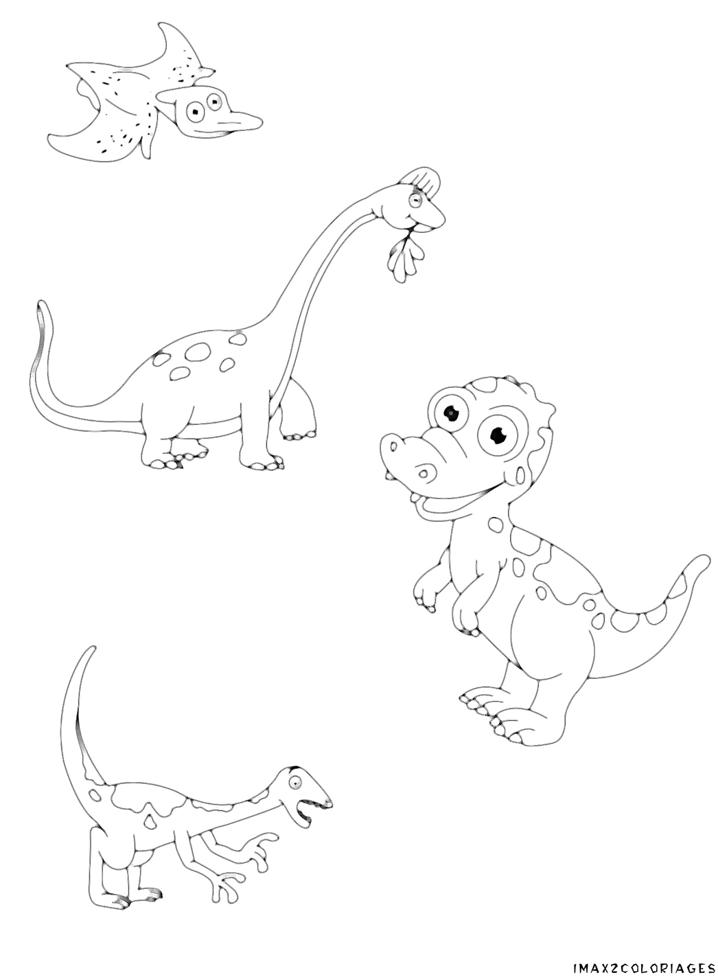 coloriages  50 dinosaures