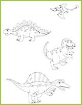 coloriages de dinoasaures