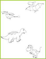 coloriages de dinoasaures