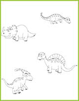 coloriages de dinoasaures