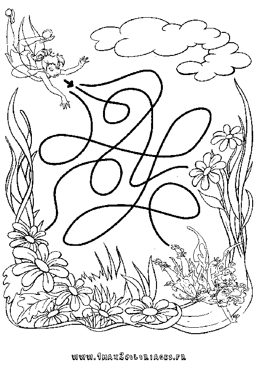 coloriage fee