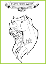 coloriage horseland